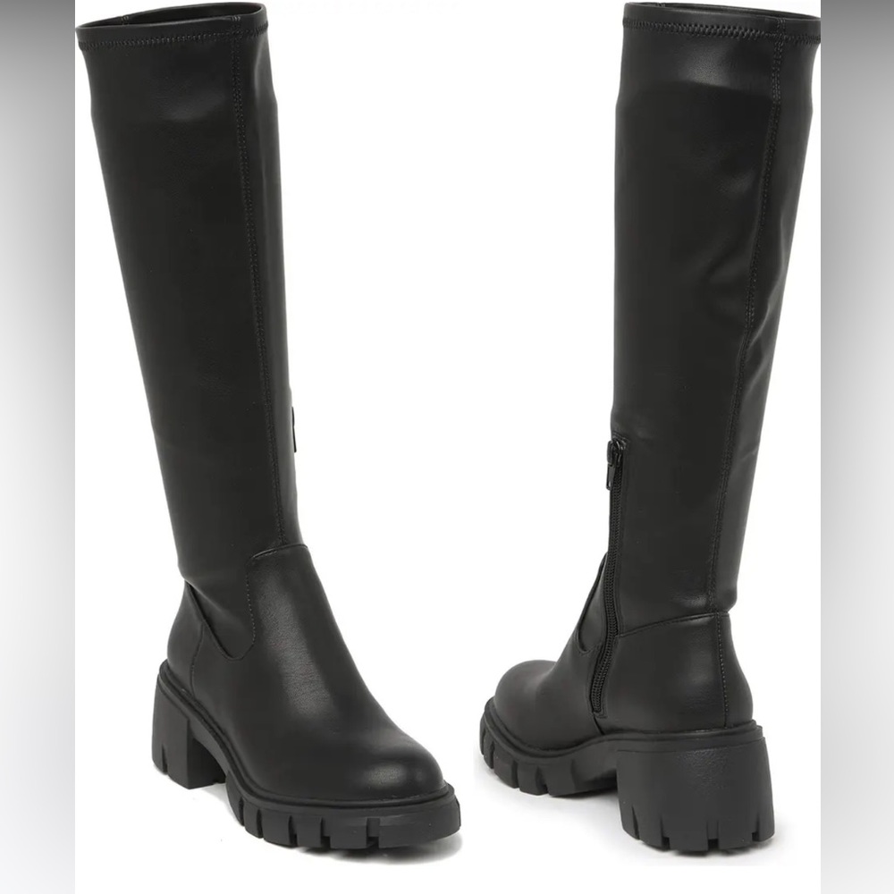 Steve Madden Higher Knee High Boot in Black Sz. 8.5